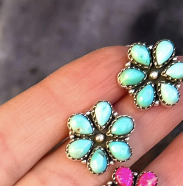 Mini Daisy Earrings MADE TO ORDER-Stud Earrings-Krush Kandy, Women's Online Fashion Boutique Located in Phoenix, Arizona (Scottsdale Area)