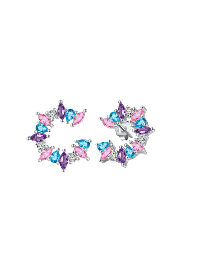 Geometric Luxury Stud Earrings-Earrings-Krush Kandy, Women's Online Fashion Boutique Located in Phoenix, Arizona (Scottsdale Area)
