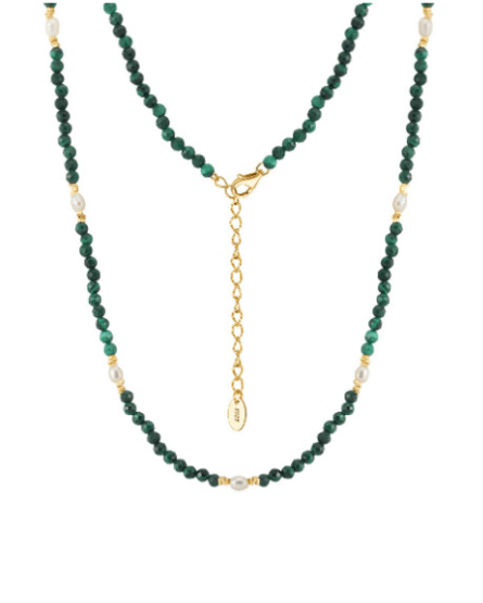 Fairytale Ending Natural Beaded Stone Necklace-Necklaces-Krush Kandy, Women's Online Fashion Boutique Located in Phoenix, Arizona (Scottsdale Area)