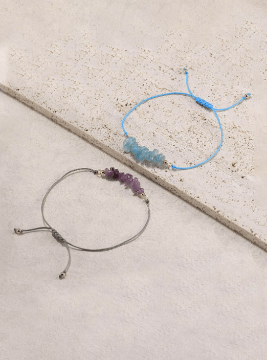 Natural Stone Irregular Minimalist Handmade Bracelet-Bracelets-Krush Kandy, Women's Online Fashion Boutique Located in Phoenix, Arizona (Scottsdale Area)