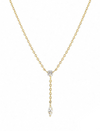 Dainty Lariat Crystal Necklace-Necklaces-Krush Kandy, Women's Online Fashion Boutique Located in Phoenix, Arizona (Scottsdale Area)