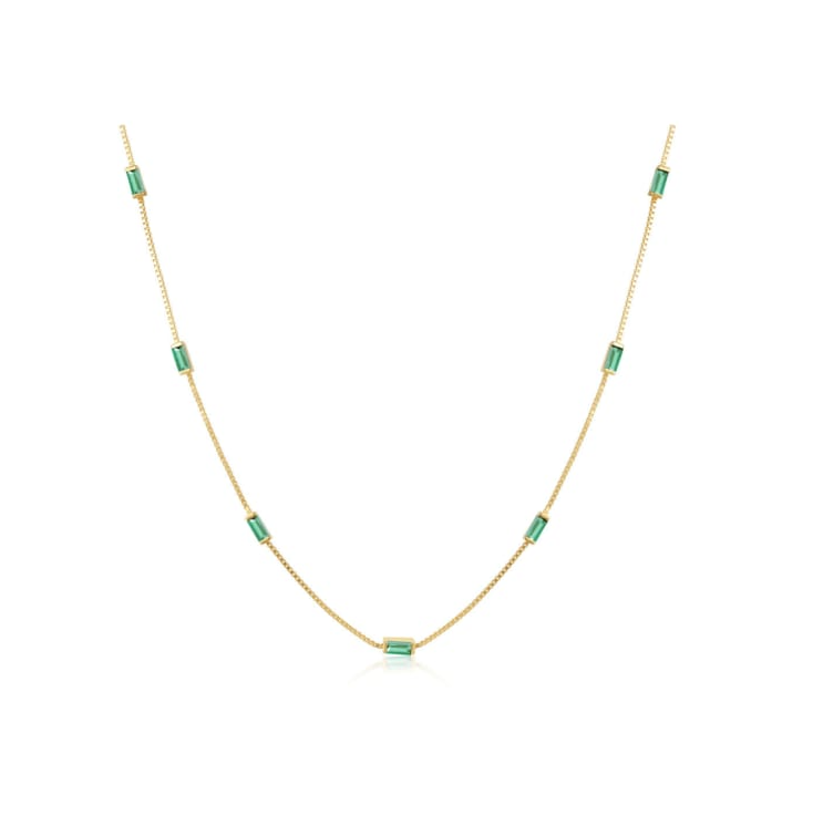 Rhinestone Geometric Minimalist Necklace-Necklaces-Krush Kandy, Women's Online Fashion Boutique Located in Phoenix, Arizona (Scottsdale Area)