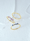 Multi Shape Cubic Zirconia Minimalist Band Ring-Earrings-Krush Kandy, Women's Online Fashion Boutique Located in Phoenix, Arizona (Scottsdale Area)