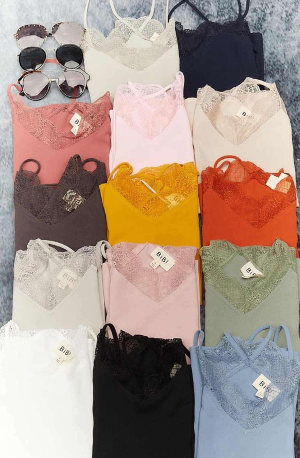 Bibi: Your Best Friend Lace Tank Top | S-XL, 10 Colors-Tanks-Krush Kandy, Women's Online Fashion Boutique Located in Phoenix, Arizona (Scottsdale Area)
