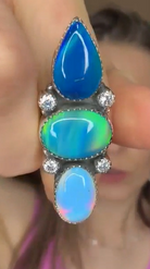 One Of A Kind Aurora Crawler Rings MADE TO ORDER-Ring Sizers-Krush Kandy, Women's Online Fashion Boutique Located in Phoenix, Arizona (Scottsdale Area)