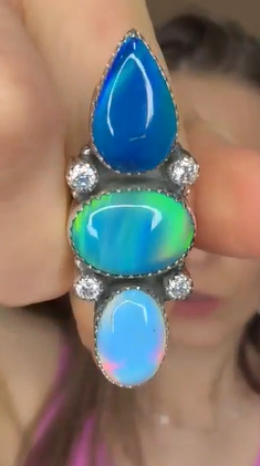 One Of A Kind Aurora Crawler Rings MADE TO ORDER-Ring Sizers-Krush Kandy, Women's Online Fashion Boutique Located in Phoenix, Arizona (Scottsdale Area)