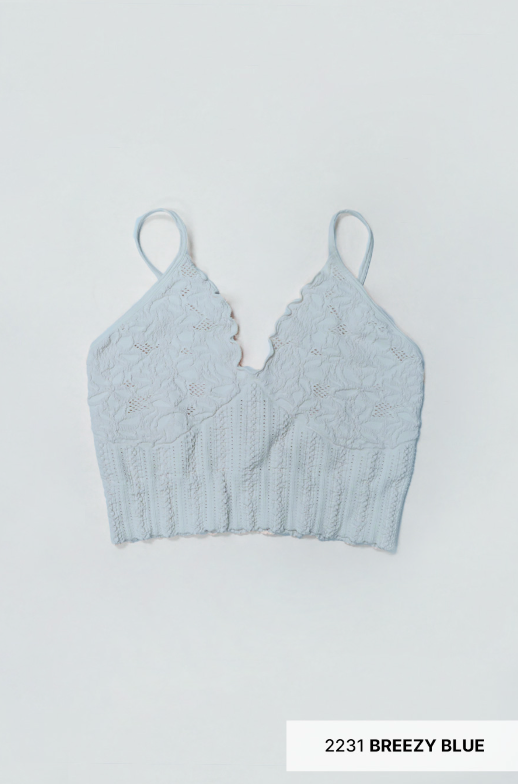 Lace Textured Bralette-Tanks-Krush Kandy, Women's Online Fashion Boutique Located in Phoenix, Arizona (Scottsdale Area)