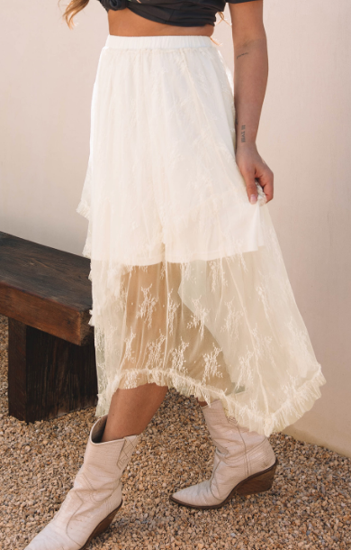 Lace Cascading Tiered High Waist Maxi Skirt-Skirts-Krush Kandy, Women's Online Fashion Boutique Located in Phoenix, Arizona (Scottsdale Area)