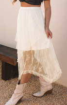 Lace Cascading Tiered High Waist Maxi Skirt-Skirts-Krush Kandy, Women's Online Fashion Boutique Located in Phoenix, Arizona (Scottsdale Area)