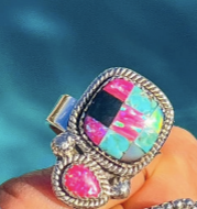 Kandy Multi Colored Sterling Silver Rings | MADE TO ORDER-Ring Sizers-Krush Kandy, Women's Online Fashion Boutique Located in Phoenix, Arizona (Scottsdale Area)