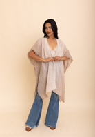 Frayed Cotton Bohemian Ombre Kimono-Kimonos-Krush Kandy, Women's Online Fashion Boutique Located in Phoenix, Arizona (Scottsdale Area)