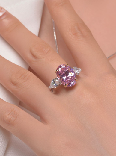 Glimmer Grid Cubic Zirconia Lux Ring-Ring-Krush Kandy, Women's Online Fashion Boutique Located in Phoenix, Arizona (Scottsdale Area)