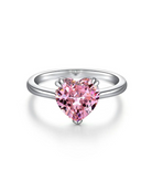 Dainty Cubic Zirconia Heart Ring-Ring-Krush Kandy, Women's Online Fashion Boutique Located in Phoenix, Arizona (Scottsdale Area)