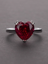 Dainty Cubic Zirconia Heart Ring-Ring-Krush Kandy, Women's Online Fashion Boutique Located in Phoenix, Arizona (Scottsdale Area)