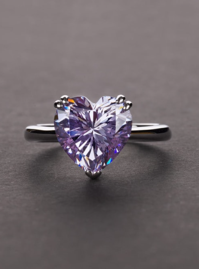 Dainty Cubic Zirconia Heart Ring-Ring-Krush Kandy, Women's Online Fashion Boutique Located in Phoenix, Arizona (Scottsdale Area)