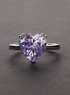 Dainty Cubic Zirconia Heart Ring-Ring-Krush Kandy, Women's Online Fashion Boutique Located in Phoenix, Arizona (Scottsdale Area)