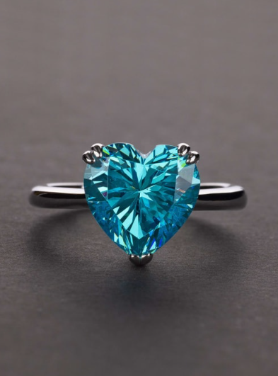Dainty Cubic Zirconia Heart Ring-Ring-Krush Kandy, Women's Online Fashion Boutique Located in Phoenix, Arizona (Scottsdale Area)