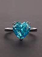 Dainty Cubic Zirconia Heart Ring-Ring-Krush Kandy, Women's Online Fashion Boutique Located in Phoenix, Arizona (Scottsdale Area)