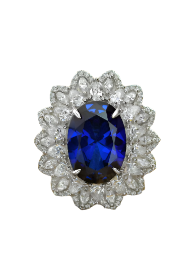 Vintage Cubic Zirconia Lux Ring-Ring-Krush Kandy, Women's Online Fashion Boutique Located in Phoenix, Arizona (Scottsdale Area)