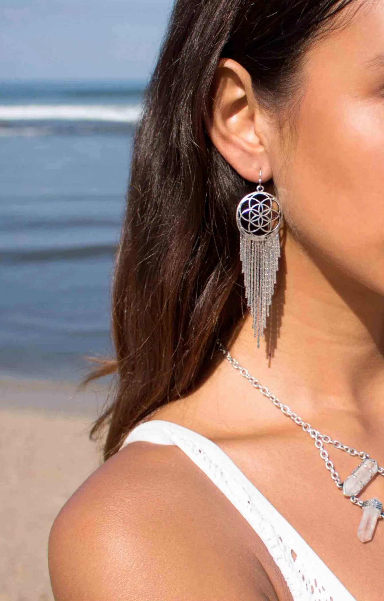 Dream Catcher Earrings-Earrings-Krush Kandy, Women's Online Fashion Boutique Located in Phoenix, Arizona (Scottsdale Area)
