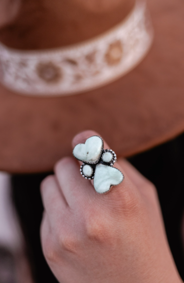 Paloma Heart Cluster Rings-Rings-Krush Kandy, Women's Online Fashion Boutique Located in Phoenix, Arizona (Scottsdale Area)