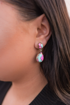 Cotton Candy Slab Drop Earrings-Earrings-Krush Kandy, Women's Online Fashion Boutique Located in Phoenix, Arizona (Scottsdale Area)