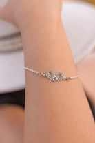 Dainty Bow Chain Bracelet-Chain Bracelets-Krush Kandy, Women's Online Fashion Boutique Located in Phoenix, Arizona (Scottsdale Area)