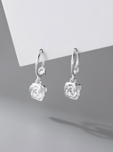 Flower Huggie Earrings-Earrings-Krush Kandy, Women's Online Fashion Boutique Located in Phoenix, Arizona (Scottsdale Area)