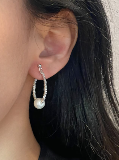 Pearl Tassel Trend Drop Earrings-Earrings-Krush Kandy, Women's Online Fashion Boutique Located in Phoenix, Arizona (Scottsdale Area)
