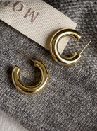 C-Shaped Vintage Stud Earrings-Earrings-Krush Kandy, Women's Online Fashion Boutique Located in Phoenix, Arizona (Scottsdale Area)