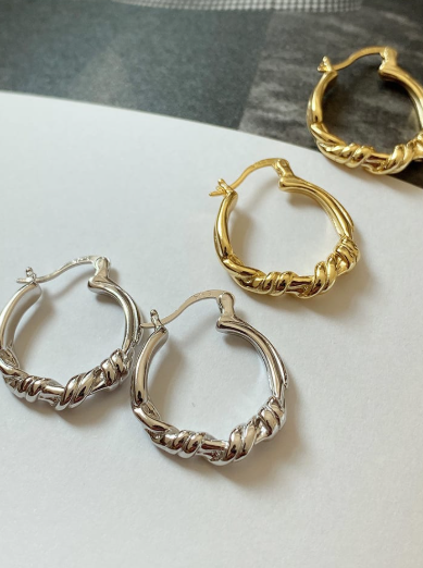 Irregular Minimalist Hoop Earrings-Earrings-Krush Kandy, Women's Online Fashion Boutique Located in Phoenix, Arizona (Scottsdale Area)