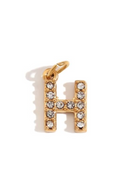 Rhinestone Letter Charm-Necklaces-Krush Kandy, Women's Online Fashion Boutique Located in Phoenix, Arizona (Scottsdale Area)