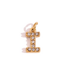Rhinestone Letter Charm-Necklaces-Krush Kandy, Women's Online Fashion Boutique Located in Phoenix, Arizona (Scottsdale Area)