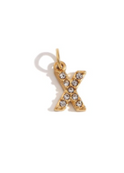 Rhinestone Letter Charm-Necklaces-Krush Kandy, Women's Online Fashion Boutique Located in Phoenix, Arizona (Scottsdale Area)
