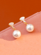 Pearl Drop Earrings-Jewelry-Krush Kandy, Women's Online Fashion Boutique Located in Phoenix, Arizona (Scottsdale Area)