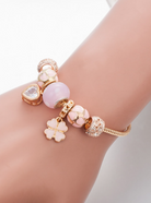 Enamel Heart Trend Charm Bracelet-Jewelry-Krush Kandy, Women's Online Fashion Boutique Located in Phoenix, Arizona (Scottsdale Area)