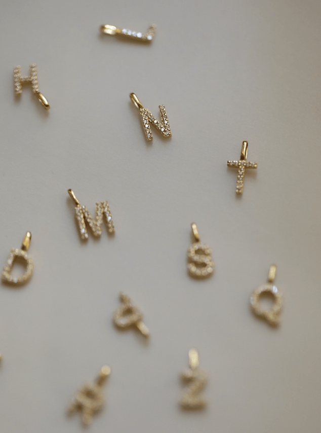 Little Initial Charm-Jewelry-Krush Kandy, Women's Online Fashion Boutique Located in Phoenix, Arizona (Scottsdale Area)