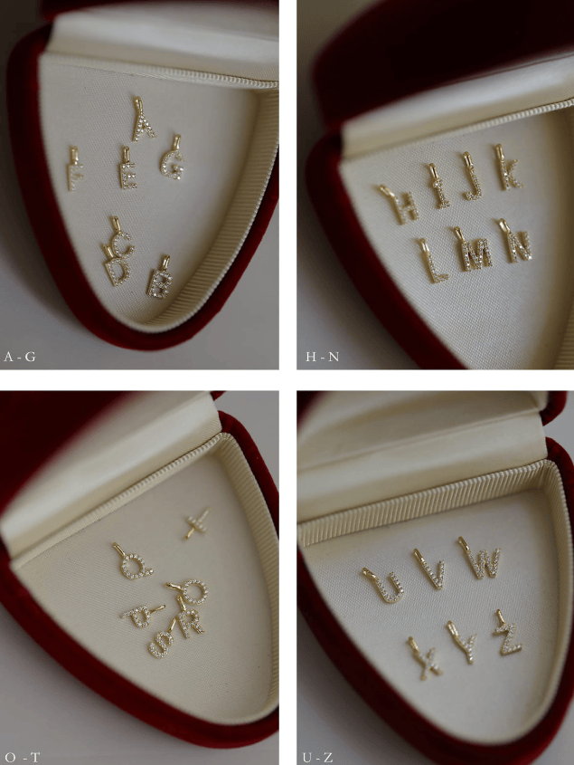 Little Initial Charm-Jewelry-Krush Kandy, Women's Online Fashion Boutique Located in Phoenix, Arizona (Scottsdale Area)