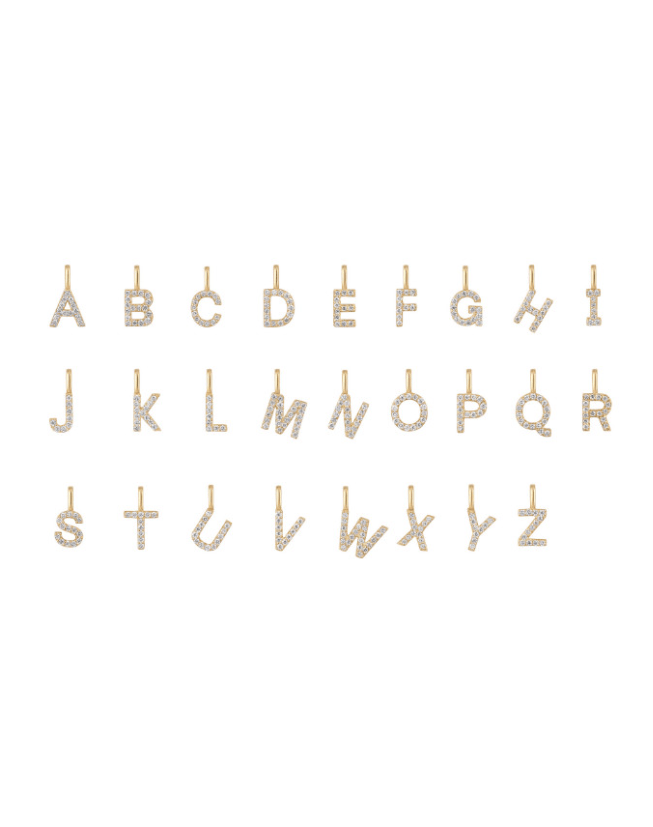 Little Initial Charm-Jewelry-Krush Kandy, Women's Online Fashion Boutique Located in Phoenix, Arizona (Scottsdale Area)