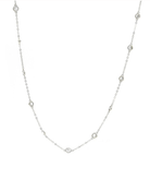 Circle CZ Chain Dainty Necklace Sterling Silver-Necklaces-Krush Kandy, Women's Online Fashion Boutique Located in Phoenix, Arizona (Scottsdale Area)