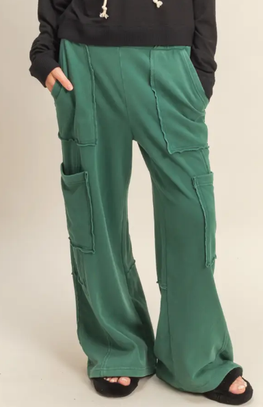 Oversized Utility Sweatpants-Pants-Krush Kandy, Women's Online Fashion Boutique Located in Phoenix, Arizona (Scottsdale Area)