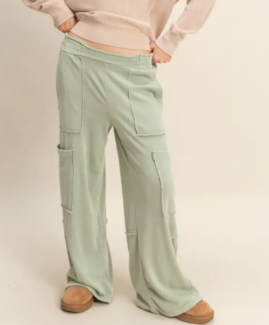 Oversized Utility Sweatpants-Pants-Krush Kandy, Women's Online Fashion Boutique Located in Phoenix, Arizona (Scottsdale Area)