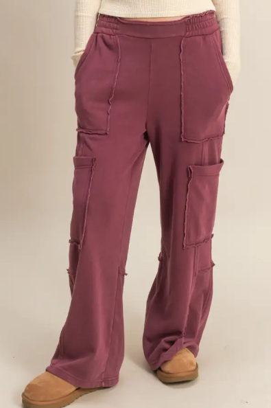 Oversized Utility Sweatpants-Pants-Krush Kandy, Women's Online Fashion Boutique Located in Phoenix, Arizona (Scottsdale Area)