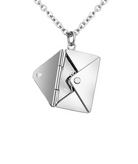 Stainless Steel Geometric Minimalist Envelope Necklace-Jewelry-Krush Kandy, Women's Online Fashion Boutique Located in Phoenix, Arizona (Scottsdale Area)