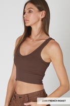 NIKIBIKI Reversible Herringbone Tank Top-Tanks-Krush Kandy, Women's Online Fashion Boutique Located in Phoenix, Arizona (Scottsdale Area)