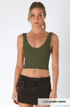 NIKIBIKI Reversible Herringbone Tank Top-Tanks-Krush Kandy, Women's Online Fashion Boutique Located in Phoenix, Arizona (Scottsdale Area)