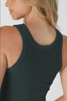 Niki Biki Ribbed High Neck Crop Top-Tanks-Krush Kandy, Women's Online Fashion Boutique Located in Phoenix, Arizona (Scottsdale Area)