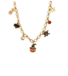 Stainless Steel Skull Cute Ghost Pumpkin Halloween Necklace-Necklaces-Krush Kandy, Women's Online Fashion Boutique Located in Phoenix, Arizona (Scottsdale Area)