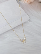 Sterling Silver Shell Butterfly Necklace-Necklaces-Krush Kandy, Women's Online Fashion Boutique Located in Phoenix, Arizona (Scottsdale Area)