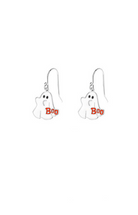 Serling Silver Enamel Halloween Ghost Earrings-Earrings-Krush Kandy, Women's Online Fashion Boutique Located in Phoenix, Arizona (Scottsdale Area)